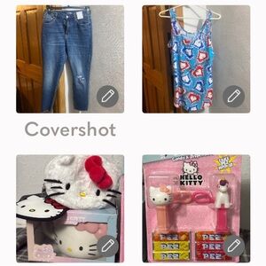 Time&Tru👖skinny hi-rise 14+tank jr19+🚗🔥💀NOC+HK LOT NIP🎀